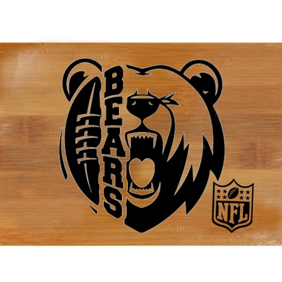 Bears football Cutting board - Picture 2 of 4